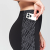 Core Wild Panel Leggings - Black Charcoal