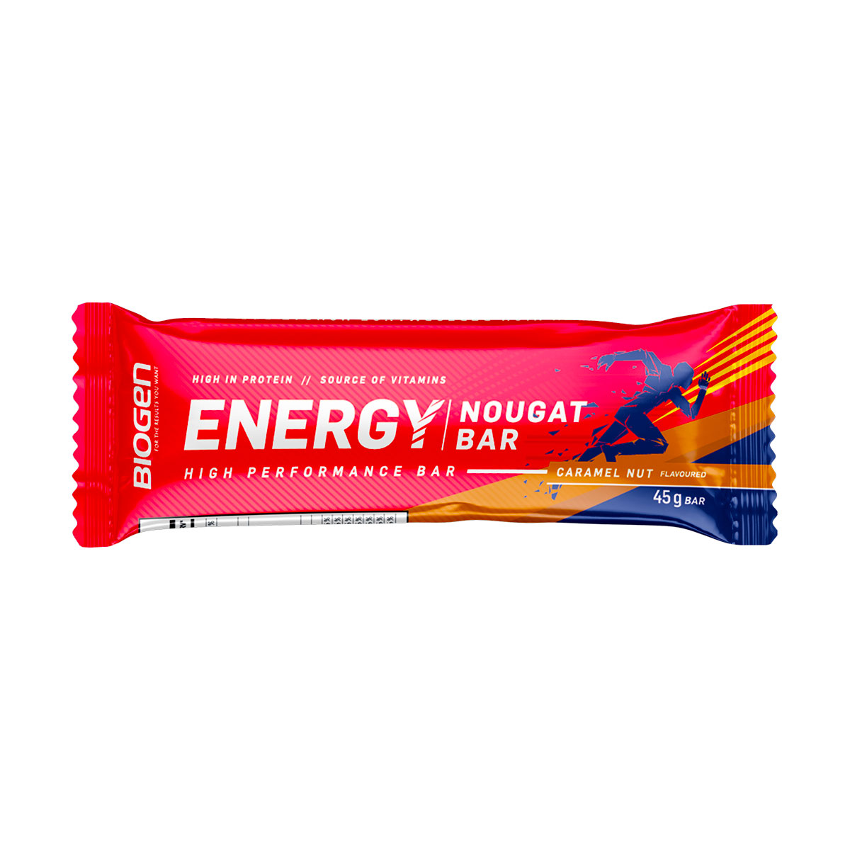 Biogen Energy Nougat Bar | Caramel Nut 45g