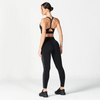 Core Wild Panel Leggings - Black Charcoal