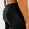 Statement Ribbed Joggers - Black