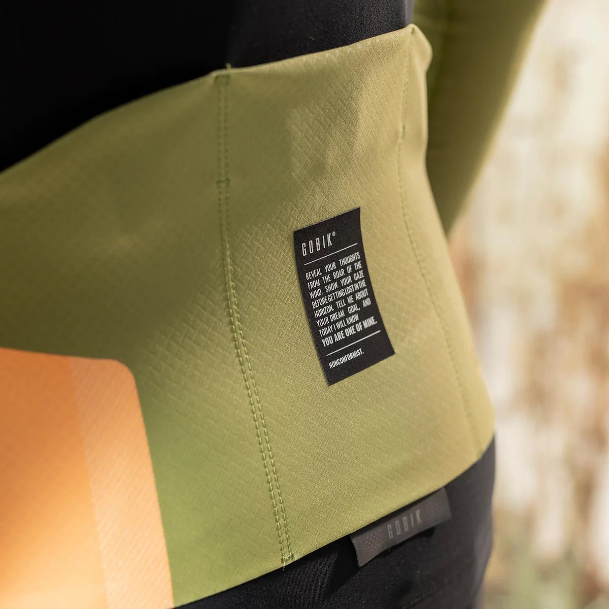 Gobik Men's Leaf Long - Sleeve Cycling Jersey | Cobble Blend - 4 - Xciter Sports Apparel