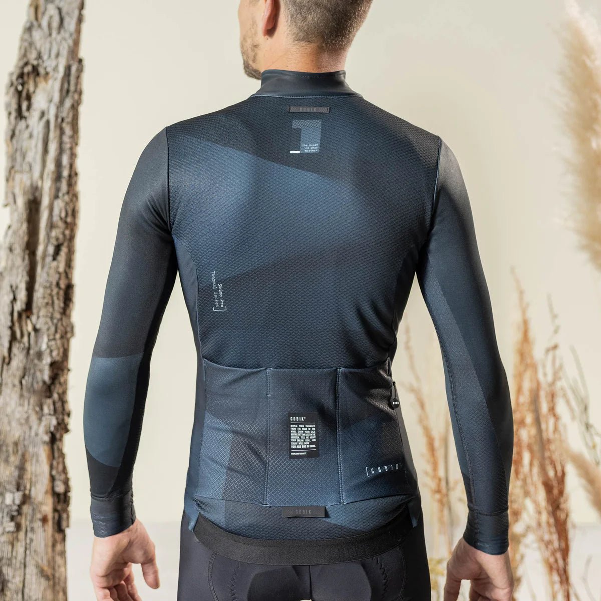 Gobik Skimo Pro Men's Heavy Cycling Jacket | Royal Black - 4 - Xciter Sports Apparel