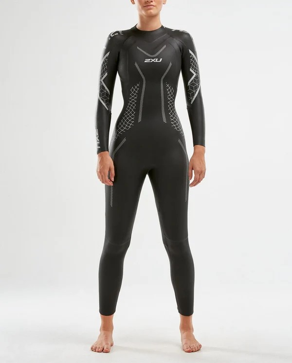 2XU Ladies P:2 Propel Wetsuit | Black / Textural Geo