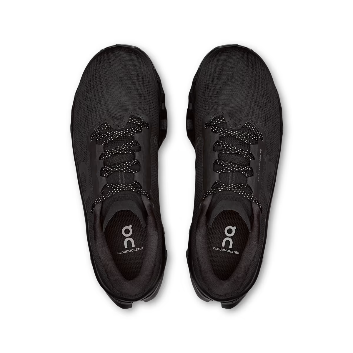 Women's On Cloudmonster 3 running shoe in Black Black - product view 2