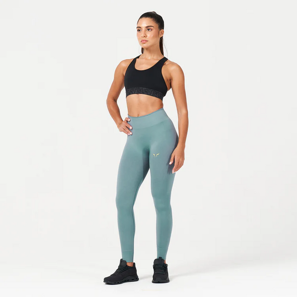 Lab360 Seamless Cuffed Leggings - Goblin Blue