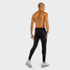 Statement Ribbed Joggers - Black