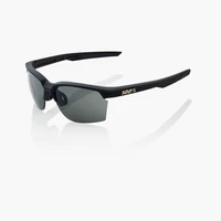 100% Sportscoupe| Soft Tact  Black | Smoke  Lens