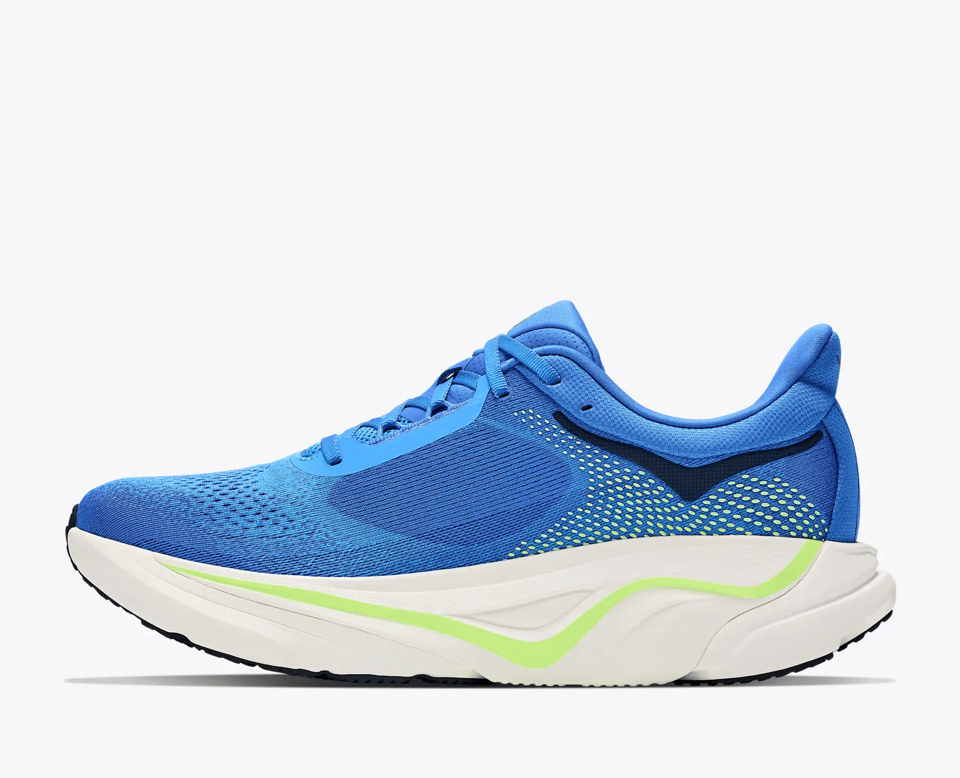 HOKA Arahi 9 men's stability running shoes – Virtual Blue / Soft Cobalt – on-foot view