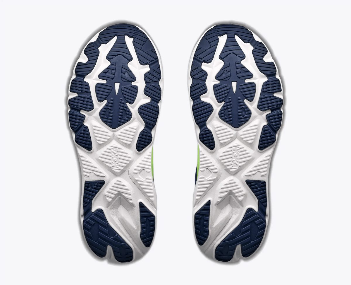 HOKA Arahi 9 men's stability running shoes – Virtual Blue / Soft Cobalt – outsole view