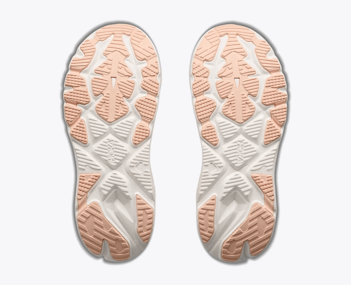 HOKA Arahi 9 women's stability running shoes – Vintage Yellow / Alabaster – outsole view