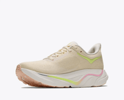 HOKA Arahi 9 women's stability running shoes – Vintage Yellow / Alabaster – medial side view