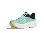 HOKA Bondi 9 Women's Running Shoes - Blue Spark / Mint Fluorite - View 3