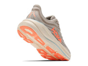 HOKA Bondi 9 Women's Running Shoes - River Rock Grey / Mineral Ore - View 4