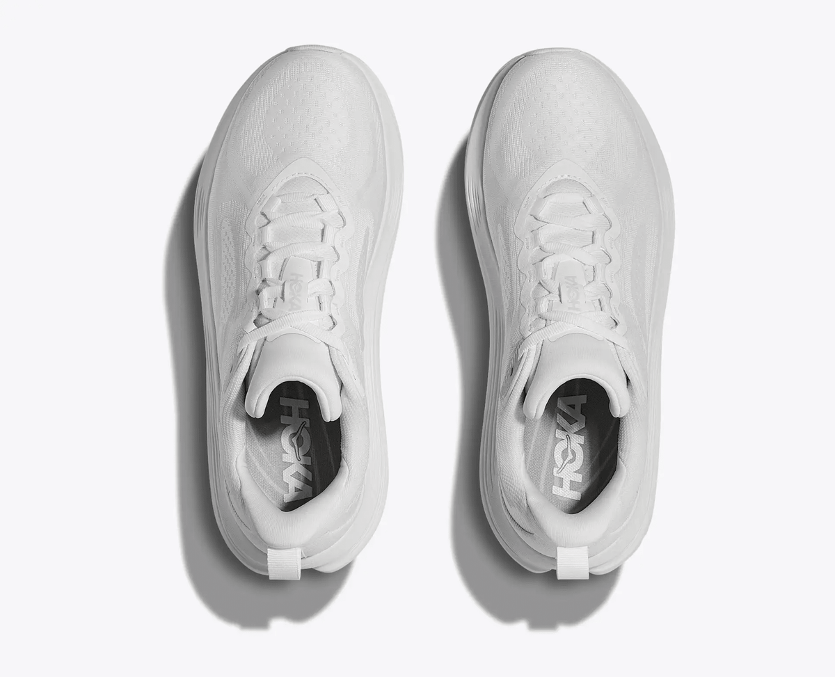 HOKA Kawana 3 women's white training shoes top view