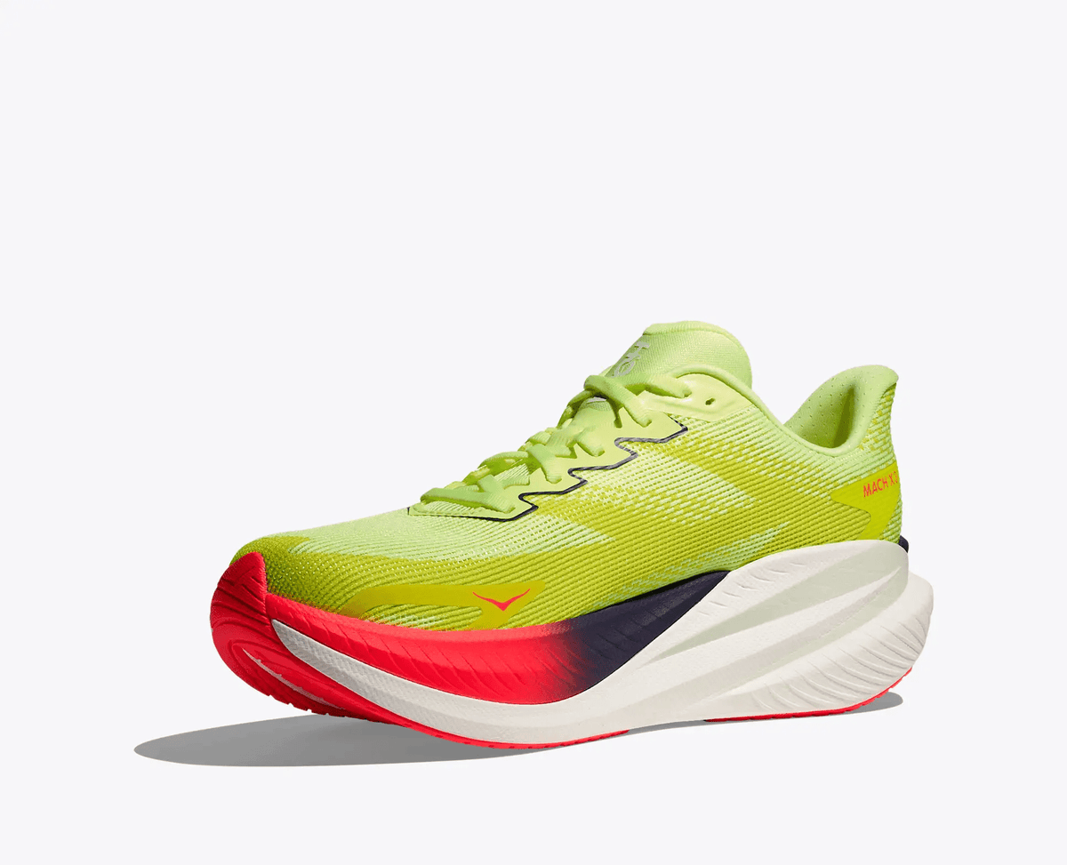 HOKA Mach X 3 men's plated running shoes – Neon Yuzu / Squid Ink – product image 3