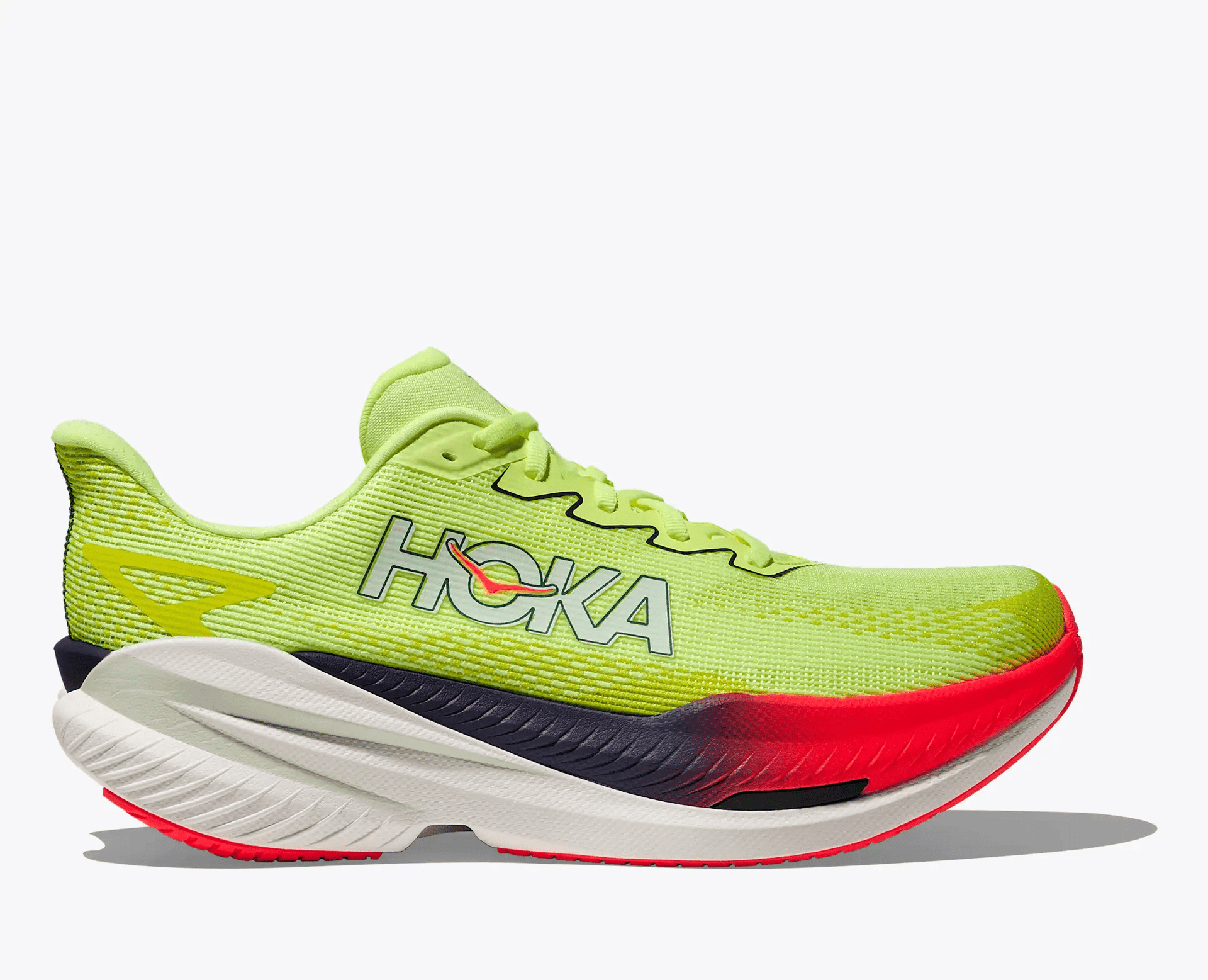 HOKA Mach X 3 men's plated running shoes – Neon Yuzu / Squid Ink – product image 1