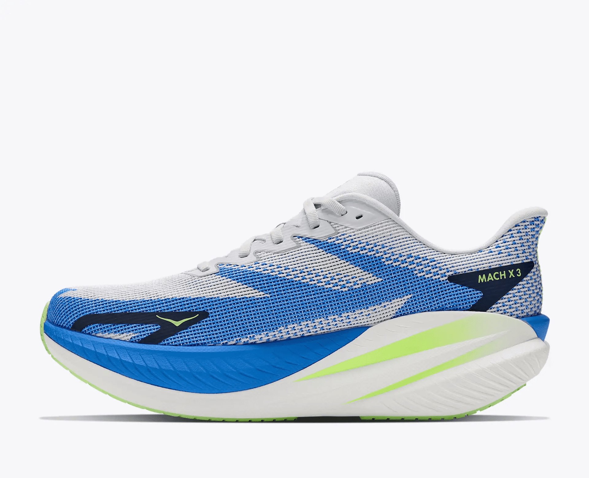 HOKA Mach X 3 men's plated running shoes – Cosmic Grey / Virtual Blue – product image 8