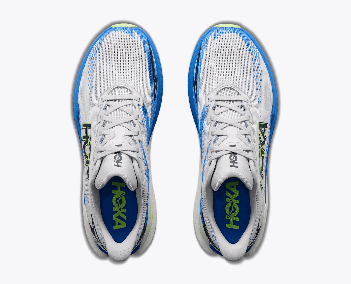 HOKA Mach X 3 men's plated running shoes – Cosmic Grey / Virtual Blue – product image 2