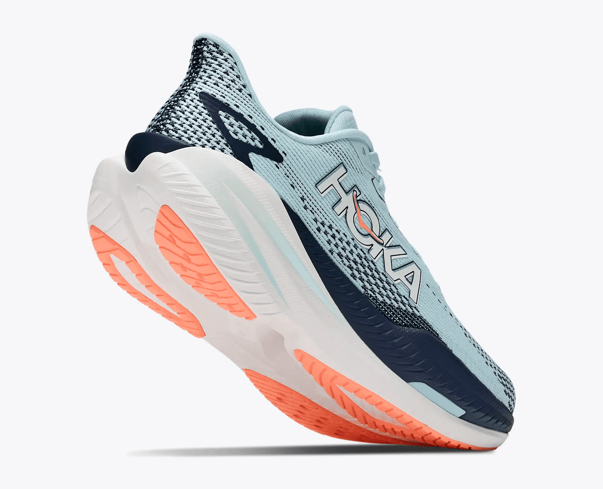 HOKA Mach X 3 women's plated running shoes – Glimmering Blue / Varsity Navy – product image 4
