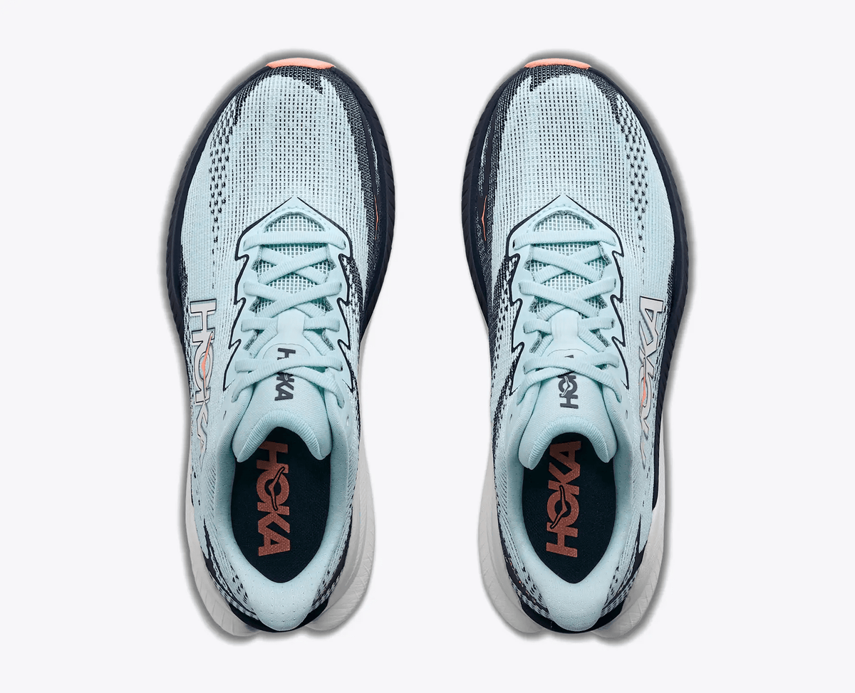 HOKA Mach X 3 women's plated running shoes – Glimmering Blue / Varsity Navy – product image 2