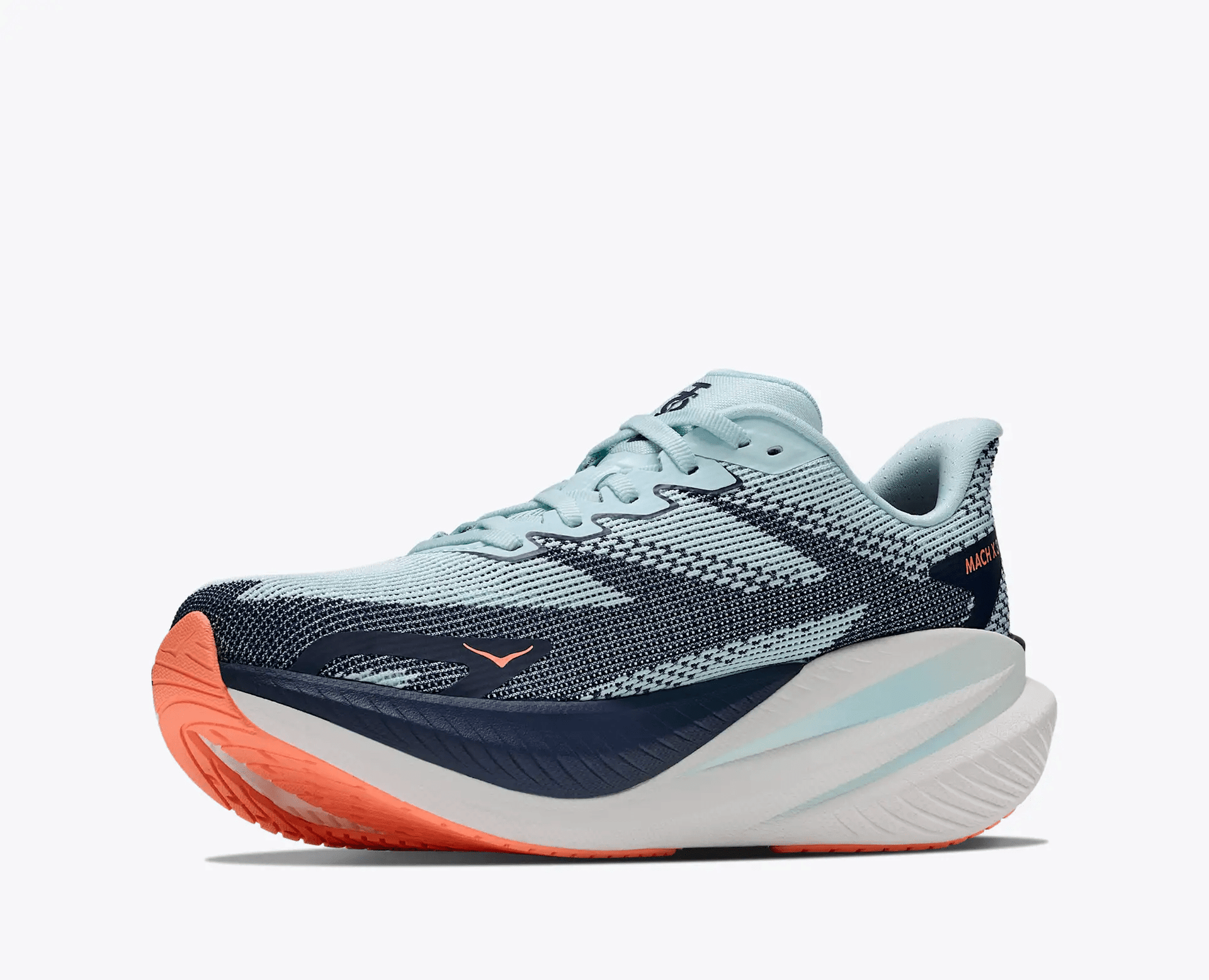 HOKA Mach X 3 women's plated running shoes – Glimmering Blue / Varsity Navy – product image 3