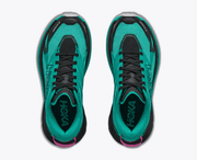 HOKA Mafate 5 Women's Trail Running Shoes in Black / Electric Aqua - product view 2
