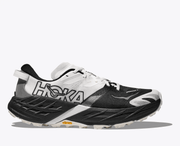 HOKA Speedgoat 7 Men's Trail Running Shoes in Black / White - product view 1