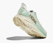Hoka Clifton 10 women's running shoe in Sea Glass/Jadeite – toe view