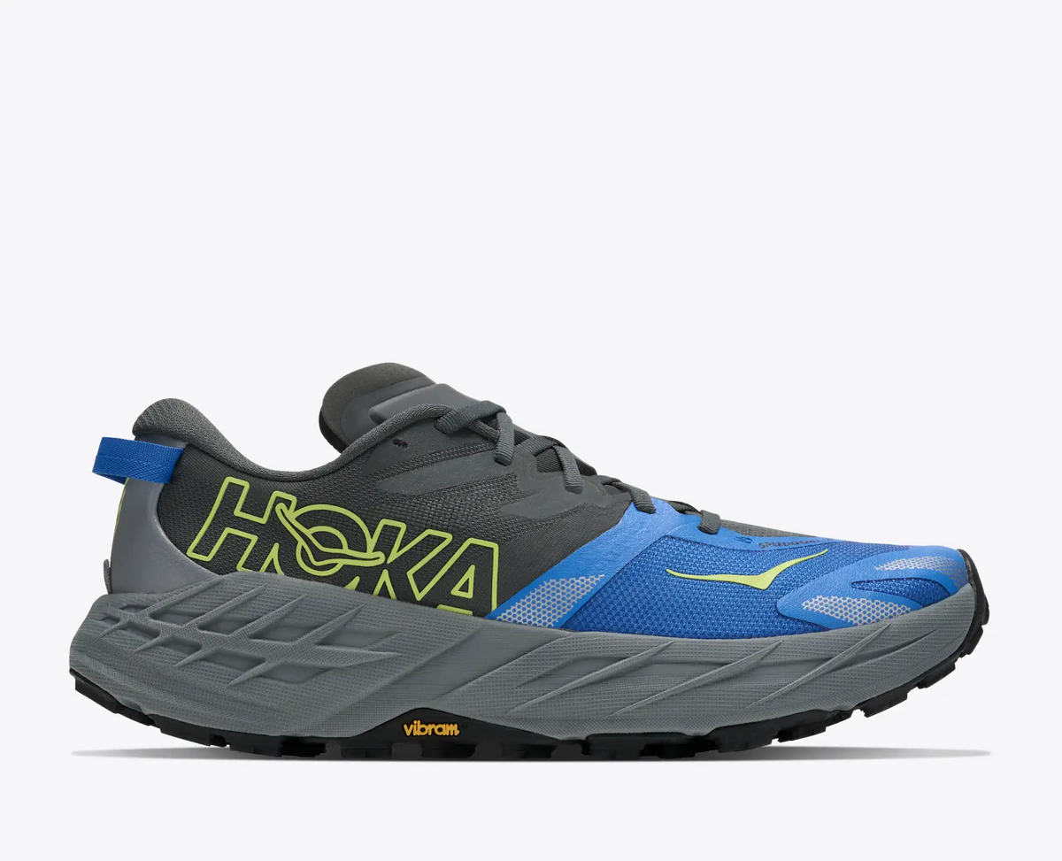 HOKA Speedgoat 7 Men's Wide Trail Running Shoes in Outer Orbit / Virtual Blue - product view 1