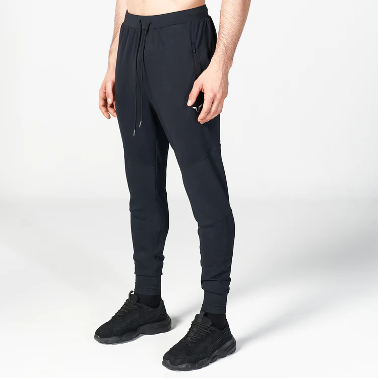 Squatwolf Men's Statement Ribbed Joggers Reimagined | Black