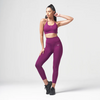 Essential Cropped Leggings - Dark Purple