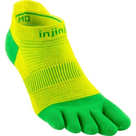 Injinji Run Lightweight No-Show Socks – Clover