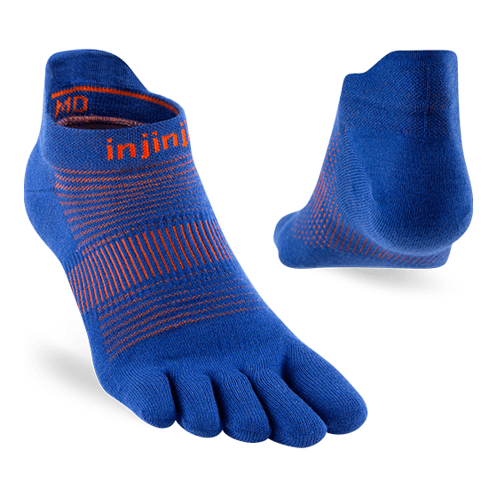 Injinji Run Lightweight No-Show – Low-Profile Running Sock | Xciter