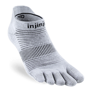 Injinji Run Lightweight No-Show Socks – Grey