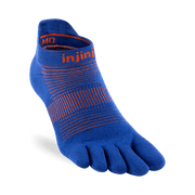 Injinji Run Lightweight No-Show running toe socks in Sapphire