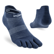 Injinji Run Lightweight No-Show Socks – Navy alternate view