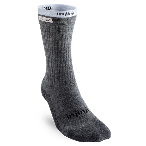 Injinji Men's Liner + Hiker Crew Combo – 2-Layer Blister Prevention | Xciter