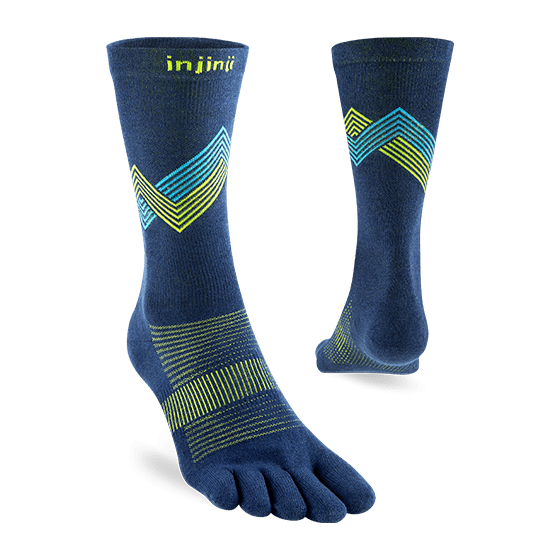 Injinji Run Lightweight Crew – Arch Support Running Sock | Xciter