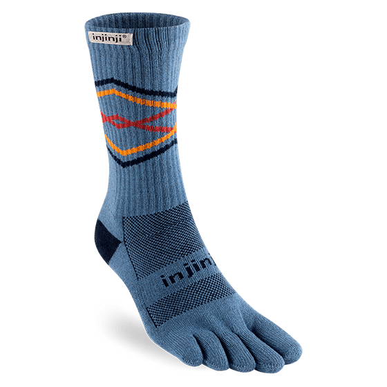 Injinji Trail Midweight Crew – Five-Toe Design for Trail & Hiking | Xciter