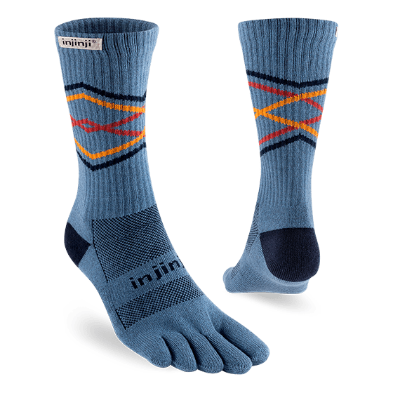 Injinji Trail Midweight Crew – Arch Support Trail Running Sock | Xciter