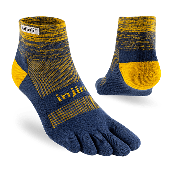 Injinji Trail Midweight Mini-Crew – Five-Toe Design for Trail Running | Xciter