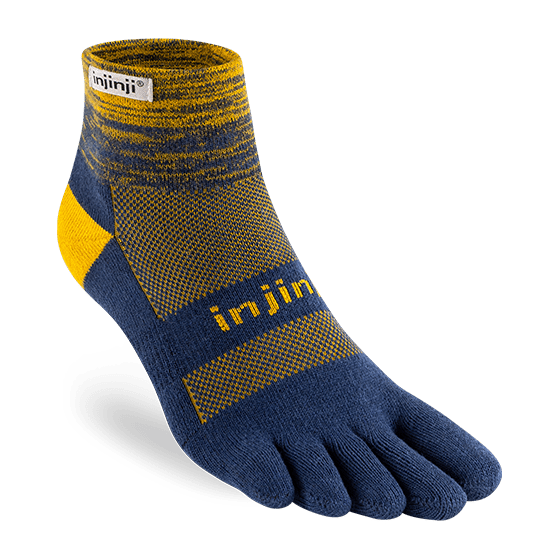 Injinji Trail Midweight Mini-Crew – Arch Support & Double Cuff Detail | Xciter