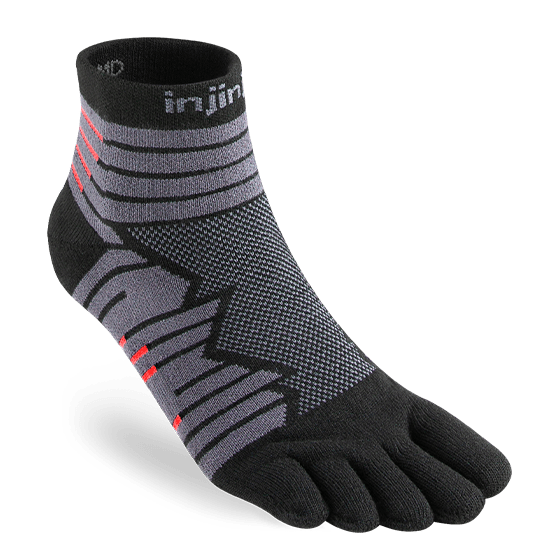 Injinji Ultra Run Mini-Crew Toesocks – Anti-Blister for Ultra Runners | Xciter
