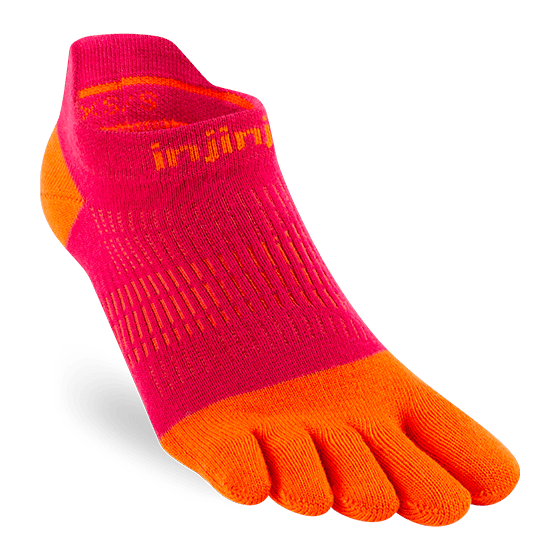 Injinji Women's Run Lightweight No-Show Toesocks – Blister Prevention | Xciter
