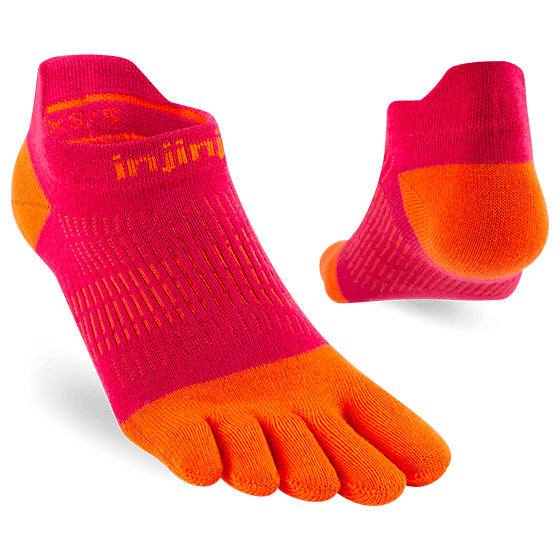 Injinji Women's Run Lightweight No-Show – Lightweight Running Sock | Xciter