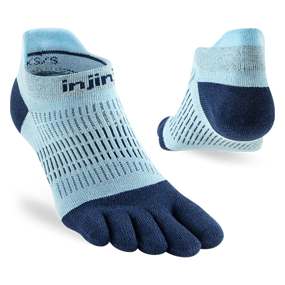 Injinji Women's Run Lightweight No-Show – COOLMAX Moisture-Wicking | Xciter