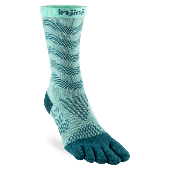 Injinji Women's Ultra Run Crew Toesock – Blister-Free Ultra Running | Xciter