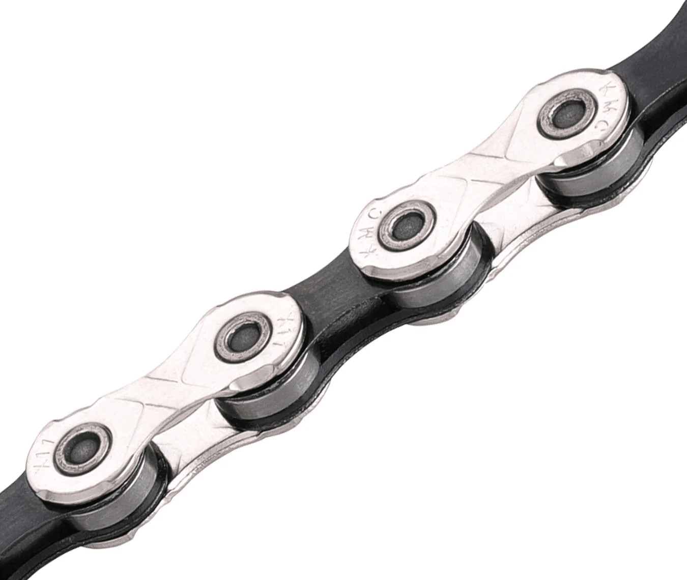 KMC X11 11 Speed Chain | 118 Links | Silver/Black - 2 - Xciter Sports Apparel