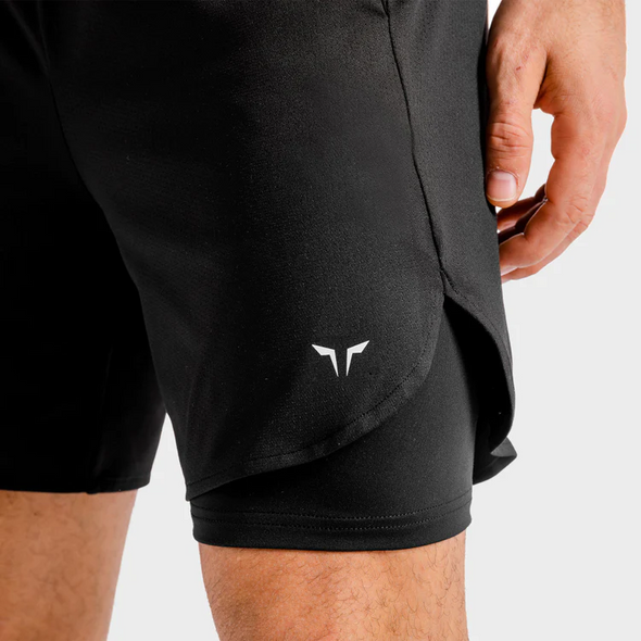 Core Mesh 2-In-1 Shorts - Onyx
