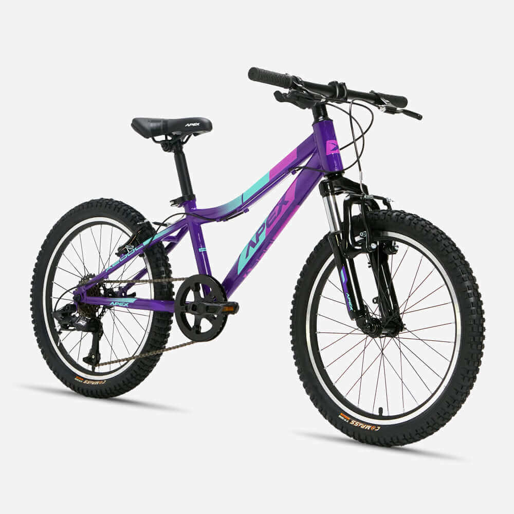 Apex Bicycles A200 Girls | 20inch Steel MTB | Purple